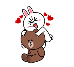 Brown & Cony's Heaps of Hearts! stickers 16