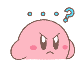 Puffball autocolant Set Kirby 17