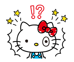 Balasan Cepat Hello Kitty! Stiker 18