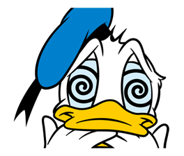 Donald Duck Il cancane Up! autocollants 18