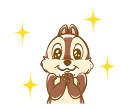 Chip 'n' Dale Fluffy Moves Stickers 23