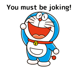Doraemon: Idézetek matricák 19