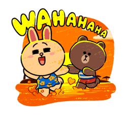 Brown & Cony in Love Stickers 19