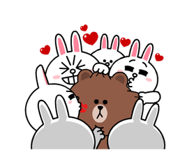 Brown & Cony's Heaps of Hearts! Stickers 2