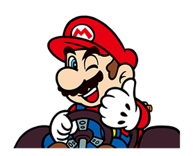 Mario Kart Klistermärken 2