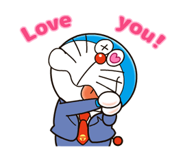Doraemon op de Baan Stickers 20
