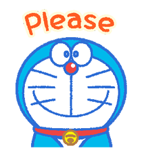 Doraemon vardag uttryck Klistermärken 21