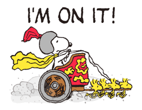 Snoopy in Disguise Stickers 22