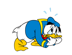 Pato Donald charlatanes para arriba! pegatinas 23