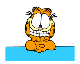 Garfield наклейки 23