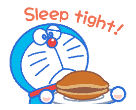 Doraemon vardag uttryck Klistermärken 23