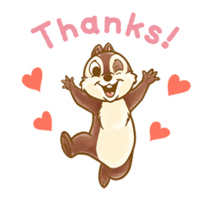 Chip 'n' Dale Fluffy Moves Stickers 3