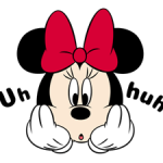 Mickey und Minnie: Hände Aufkleber 3