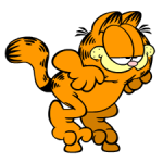 Garfield klistremerker 3