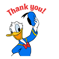 Donald Duck Stiker 3
