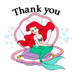 Các Stickers Little Mermaid 4