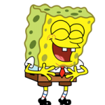 Stiker SpongeBob SquarePants 4