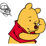 Pooh & Friends - Autocollants mignons et câlins 4