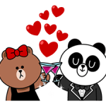 Choco & Pangyo Love Punch Stickere 4