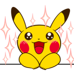 Pikachu Aufkleber ♪ 15