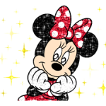 Minnie Mouse: Glittery Zabawa Naklejki 15
