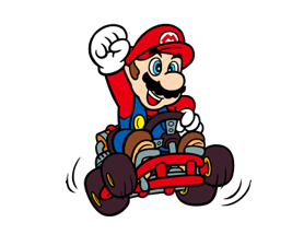 Αυτοκόλλητα Mario Kart 4