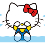 Hello Kitty smirkový Nálepky 4