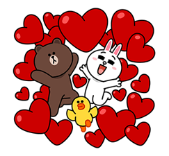 Brown & Cony's Big Love Stickers 4