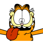 Garfield Çıkartma 4