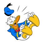 Donald Duck Aufkleber 4