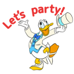 Donald Duck Stiker 2 5