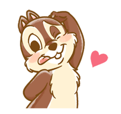 Chip 'n' Dale Fluffy Moves Stickers 5