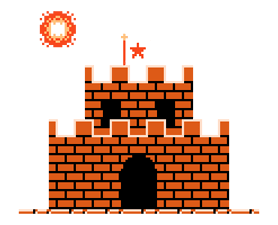 frații Super Mario. 8-bit Abțibilduri 5