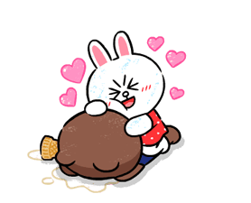 Brown & Cony in Love Stickers 5