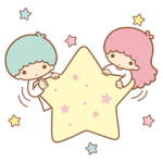 Sedikit Twin Stars Sparkling Stiker 9