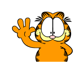 Garfield наклейки 5