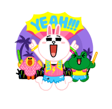 LINE Characters: Party Time Stickers 21
