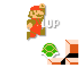 Super Mario Bros. 8-Bit-Aufkleber 6