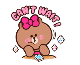 LINE Characters: Pretty Phrases Stickers 6