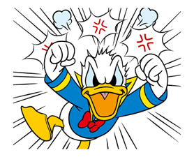 Donald Duck Il cancane Up! autocollants 6