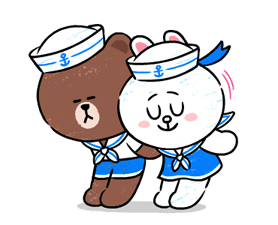 Brown & Cony in Love Stickers 6