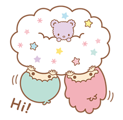 Little Twin Stars Sparkling Stickers 10