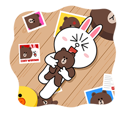Brown & Cony's Big Love Stickers 6