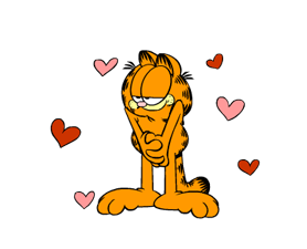 Garfield klistremerker 6