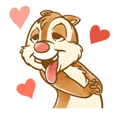 Chip 'n' Dale Fluffy Moves Stickers 7