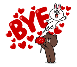 Brown & Cony's Big Love Stickers 7