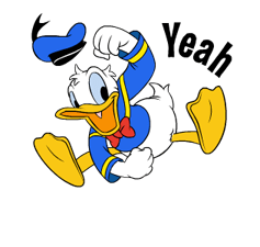 Donald Duck Stiker 8