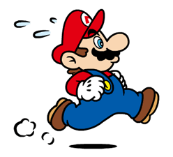 Talande Super Mario Klistermärken 9