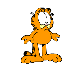 Garfield klistremerker 9