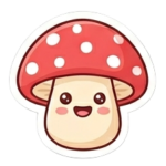 cute-kawaii-red-mushroom-sticker18